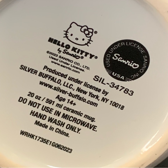 Hello Kitty Pumpkin Spice Latte 20oz Ceramic Mug - Pumpkins Pumpkin Pie - Picture 10 of 10